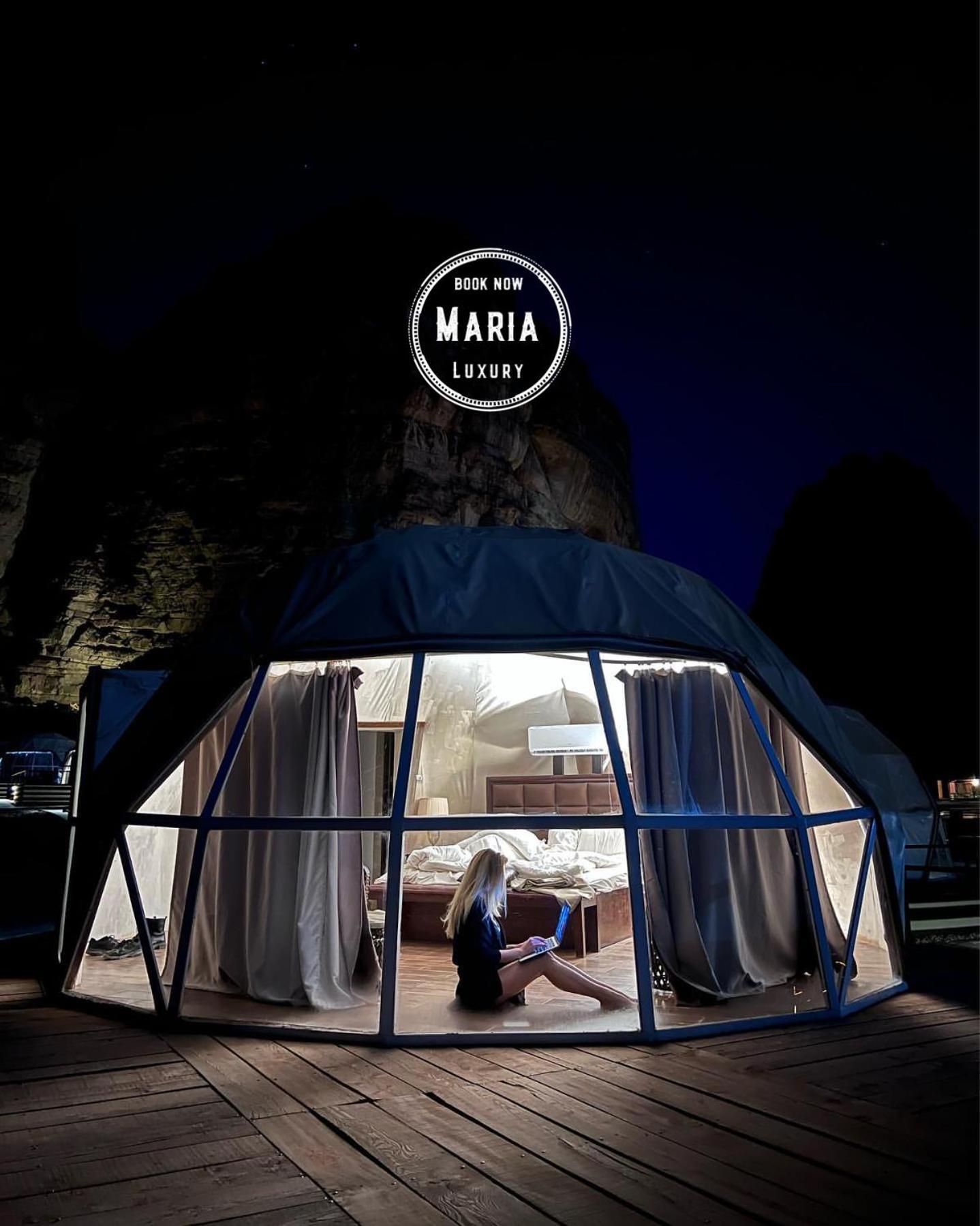 Rum Maria Luxury Camp & Bubble Rooms 와디럼 외부 사진