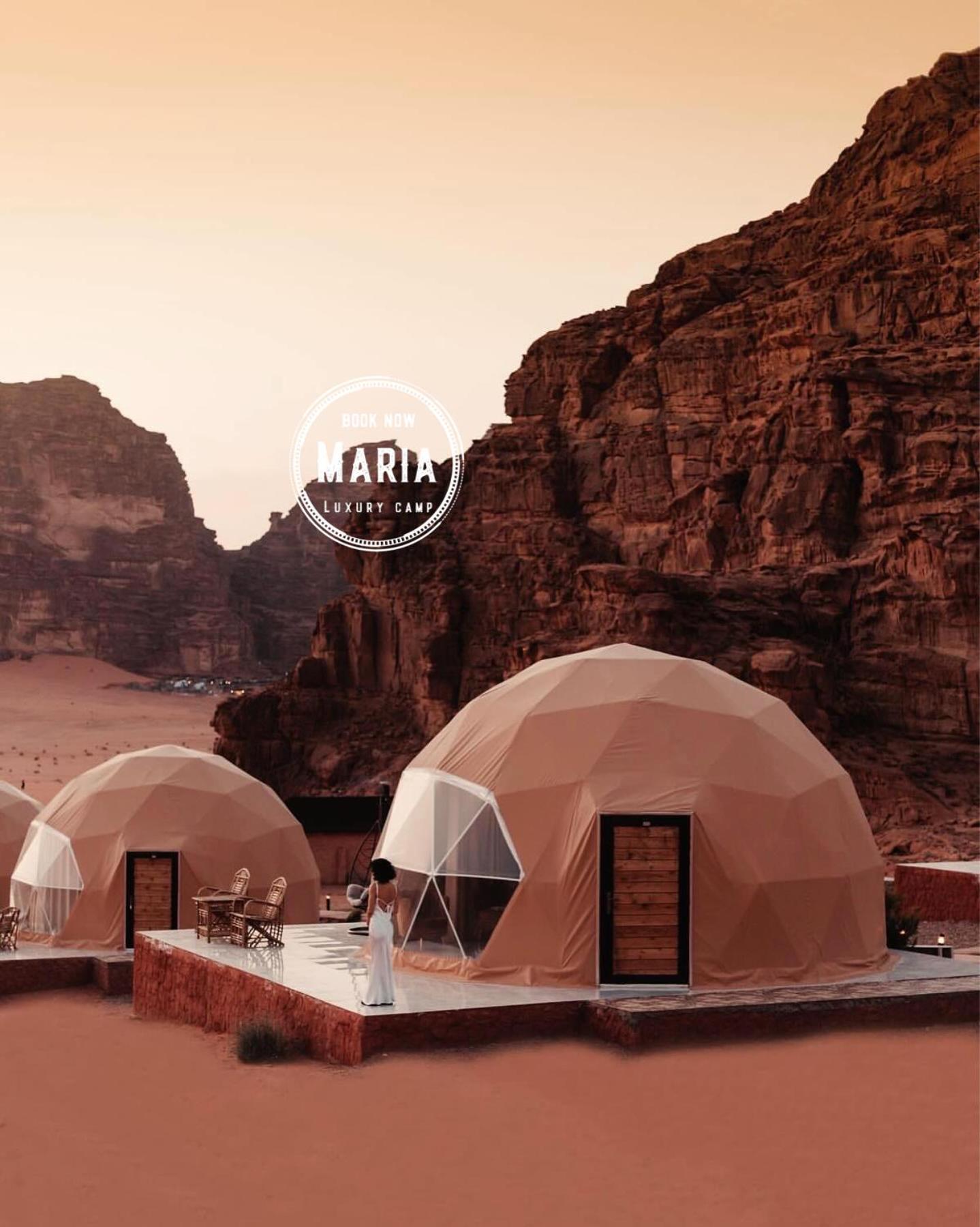 Rum Maria Luxury Camp & Bubble Rooms 와디럼 외부 사진
